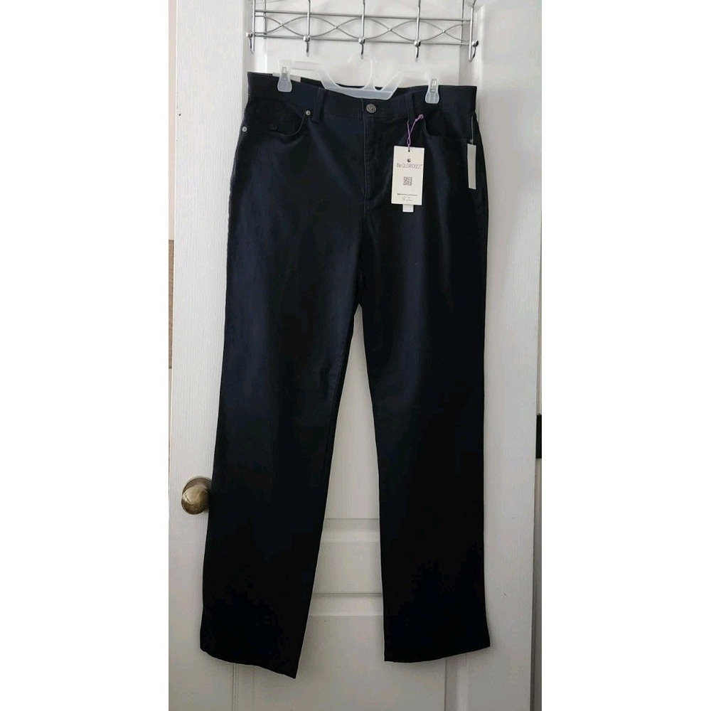 Gloria Vanderbilt Amanda Slimming Jeans‎ Pants Straight-leg High-Rise Size 14